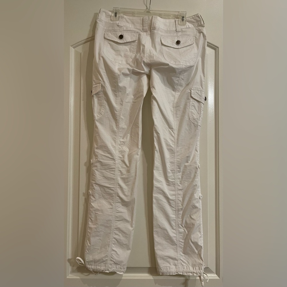 Boston Proper White Cargo Pants